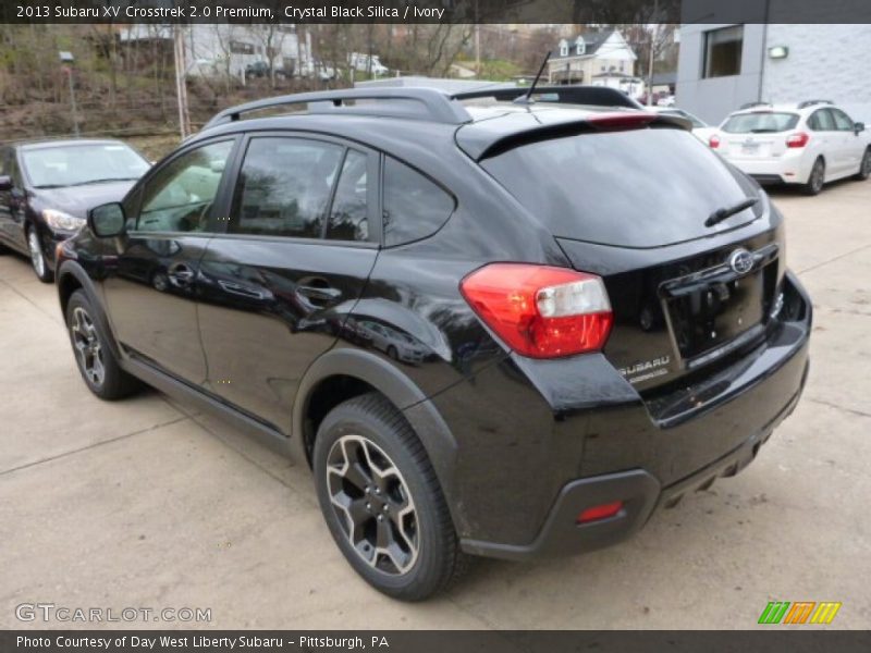 Crystal Black Silica / Ivory 2013 Subaru XV Crosstrek 2.0 Premium