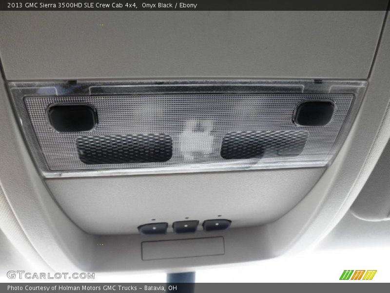 Onyx Black / Ebony 2013 GMC Sierra 3500HD SLE Crew Cab 4x4