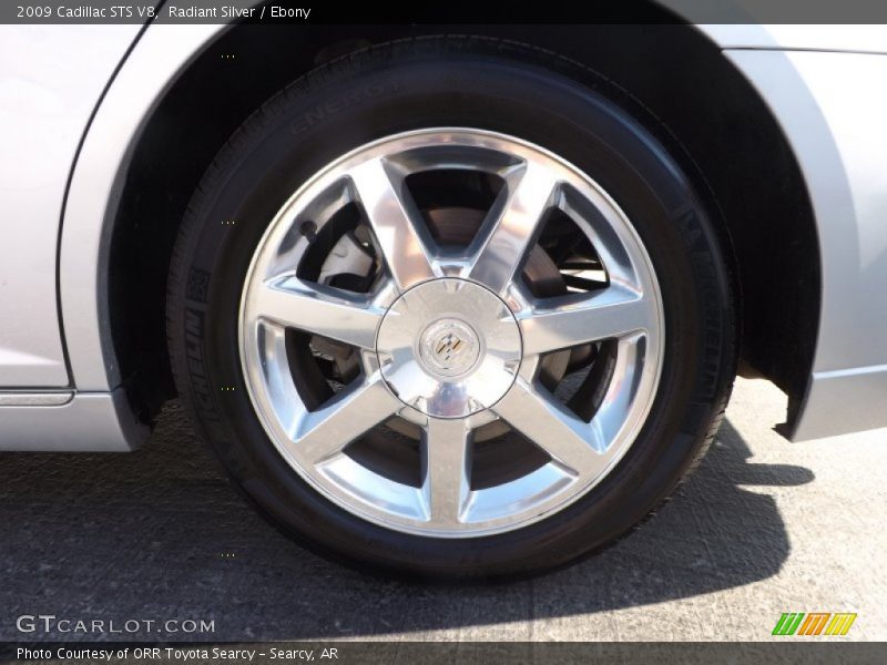 Radiant Silver / Ebony 2009 Cadillac STS V8