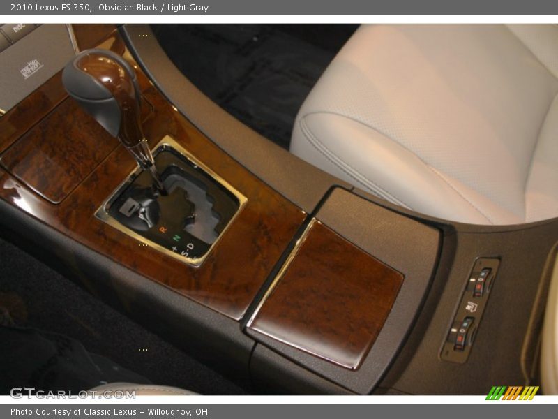 Obsidian Black / Light Gray 2010 Lexus ES 350