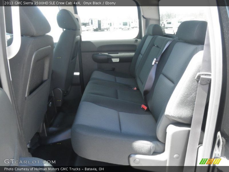 Onyx Black / Ebony 2013 GMC Sierra 3500HD SLE Crew Cab 4x4