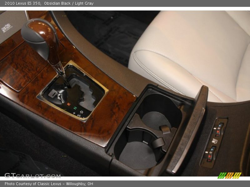 Obsidian Black / Light Gray 2010 Lexus ES 350