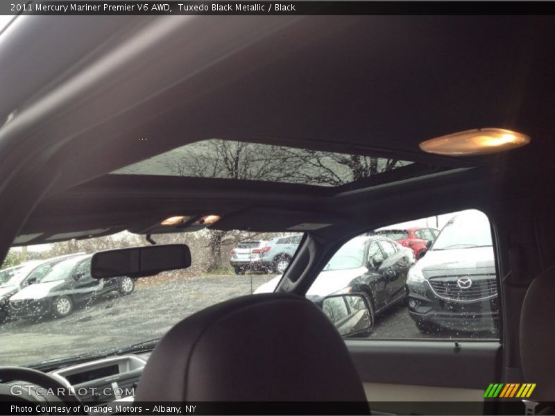 Tuxedo Black Metallic / Black 2011 Mercury Mariner Premier V6 AWD