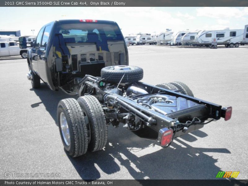 Onyx Black / Ebony 2013 GMC Sierra 3500HD SLE Crew Cab 4x4