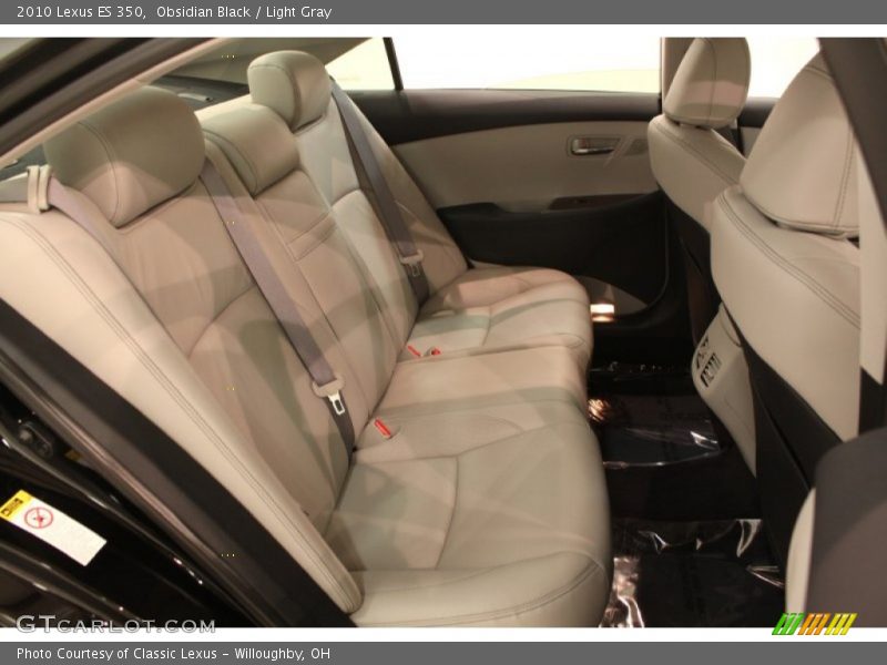 Rear Seat of 2010 ES 350