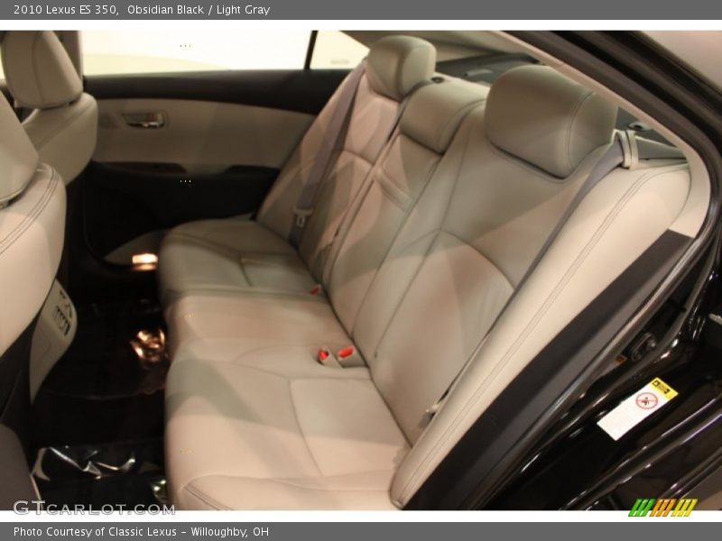 Obsidian Black / Light Gray 2010 Lexus ES 350