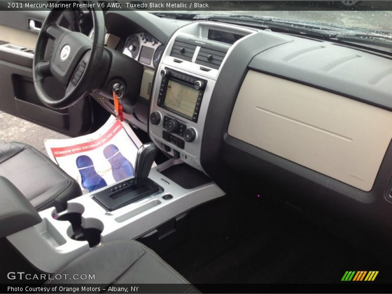 Tuxedo Black Metallic / Black 2011 Mercury Mariner Premier V6 AWD