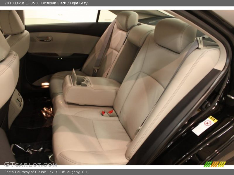 Obsidian Black / Light Gray 2010 Lexus ES 350