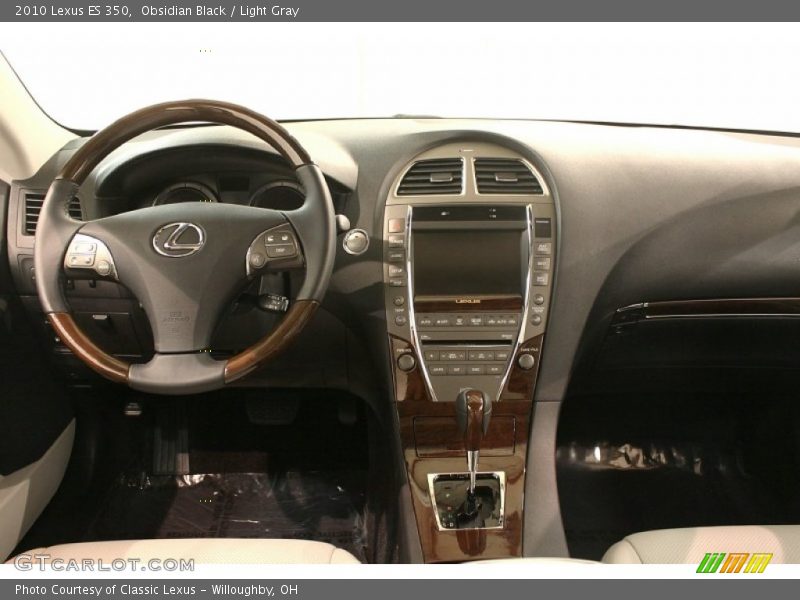 Obsidian Black / Light Gray 2010 Lexus ES 350