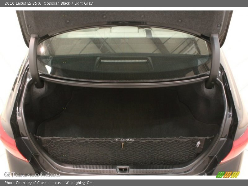 Obsidian Black / Light Gray 2010 Lexus ES 350