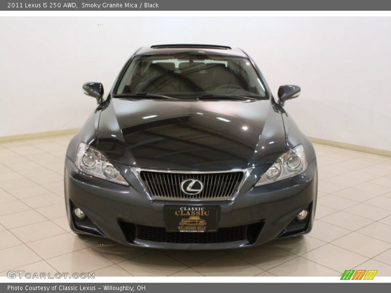 Smoky Granite Mica / Black 2011 Lexus IS 250 AWD