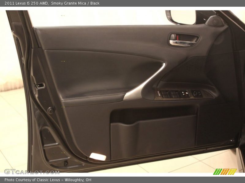 Smoky Granite Mica / Black 2011 Lexus IS 250 AWD