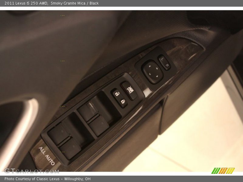 Smoky Granite Mica / Black 2011 Lexus IS 250 AWD