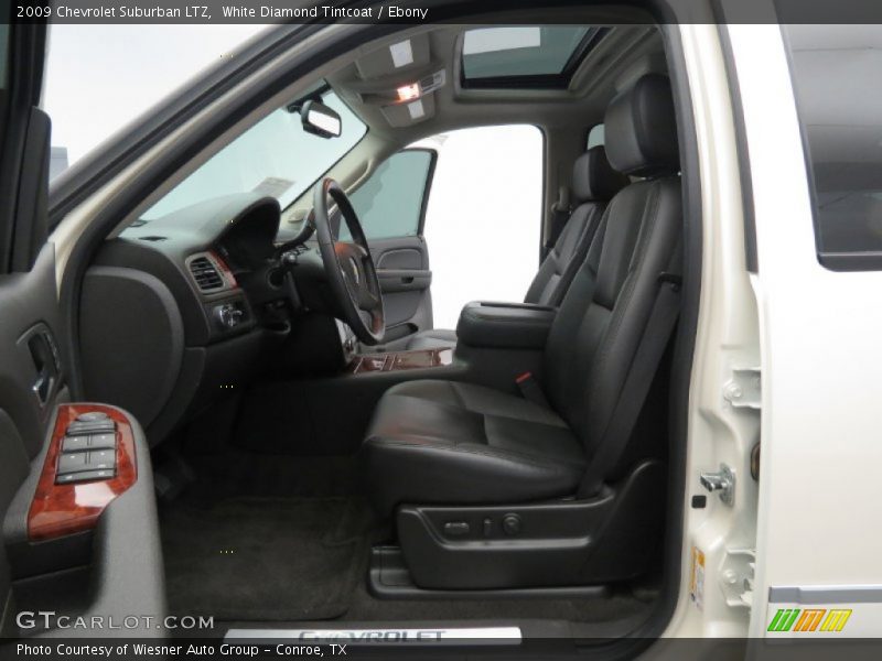  2009 Suburban LTZ Ebony Interior