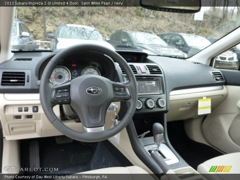Dashboard of 2013 Impreza 2.0i Limited 4 Door