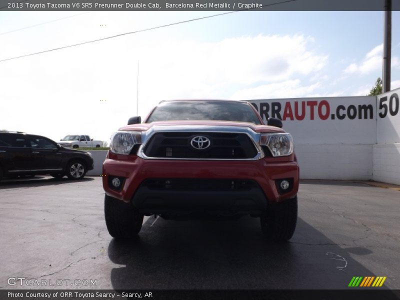 Barcelona Red Metallic / Graphite 2013 Toyota Tacoma V6 SR5 Prerunner Double Cab