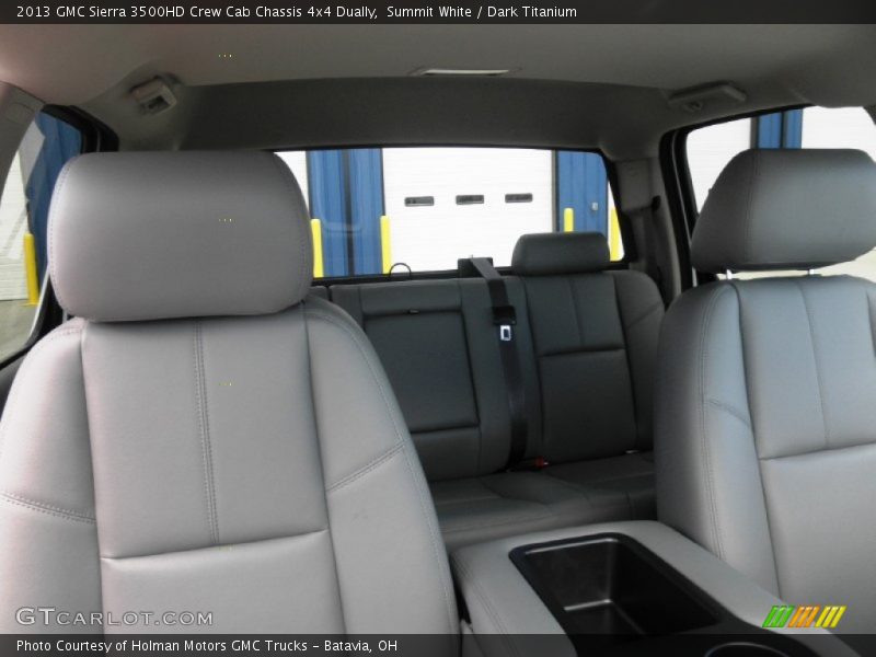 Summit White / Dark Titanium 2013 GMC Sierra 3500HD Crew Cab Chassis 4x4 Dually