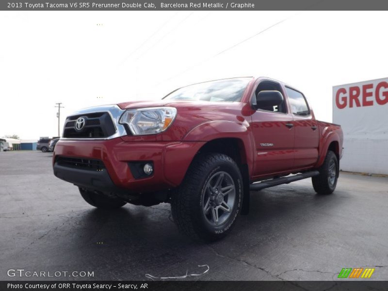 Barcelona Red Metallic / Graphite 2013 Toyota Tacoma V6 SR5 Prerunner Double Cab