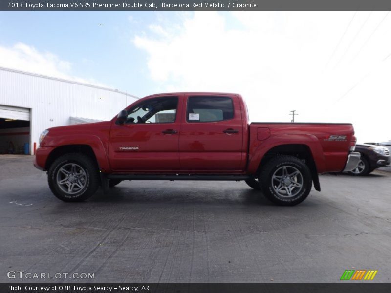 Barcelona Red Metallic / Graphite 2013 Toyota Tacoma V6 SR5 Prerunner Double Cab