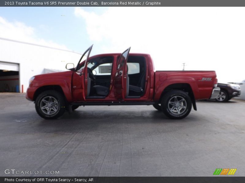 Barcelona Red Metallic / Graphite 2013 Toyota Tacoma V6 SR5 Prerunner Double Cab