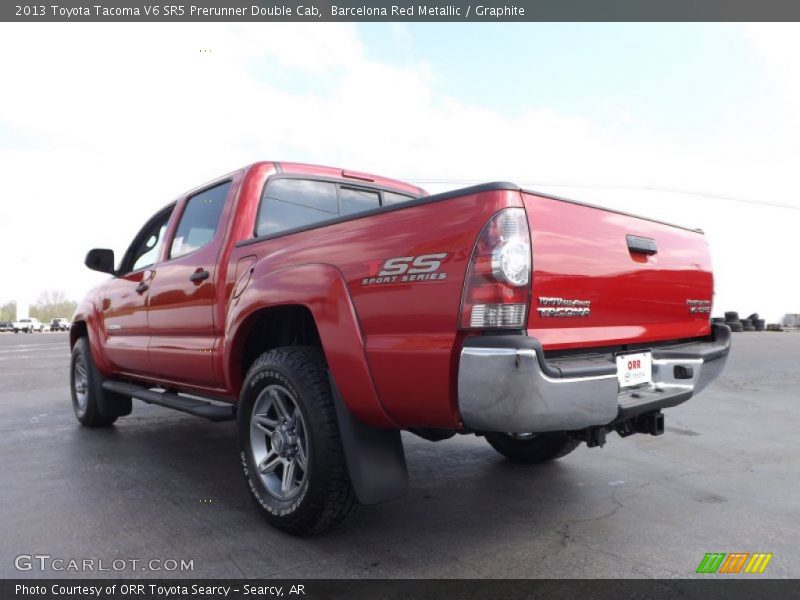 Barcelona Red Metallic / Graphite 2013 Toyota Tacoma V6 SR5 Prerunner Double Cab