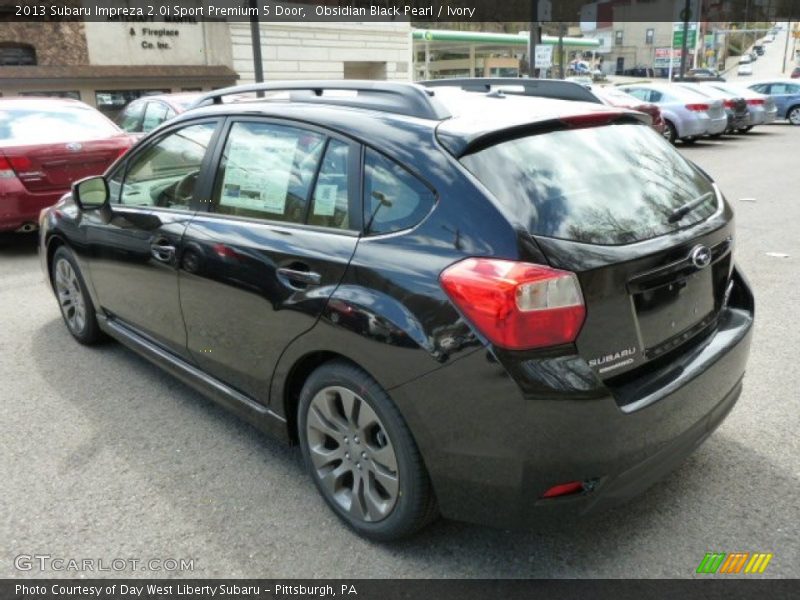 Obsidian Black Pearl / Ivory 2013 Subaru Impreza 2.0i Sport Premium 5 Door