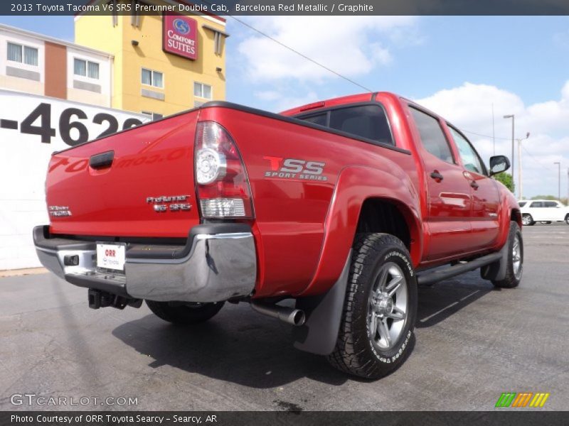 Barcelona Red Metallic / Graphite 2013 Toyota Tacoma V6 SR5 Prerunner Double Cab