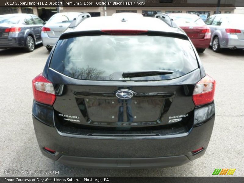 Obsidian Black Pearl / Ivory 2013 Subaru Impreza 2.0i Sport Premium 5 Door