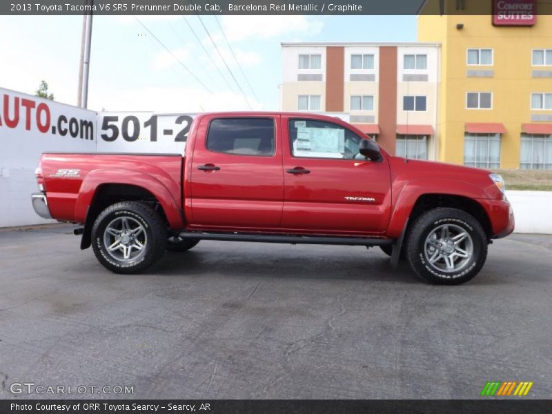 Barcelona Red Metallic / Graphite 2013 Toyota Tacoma V6 SR5 Prerunner Double Cab