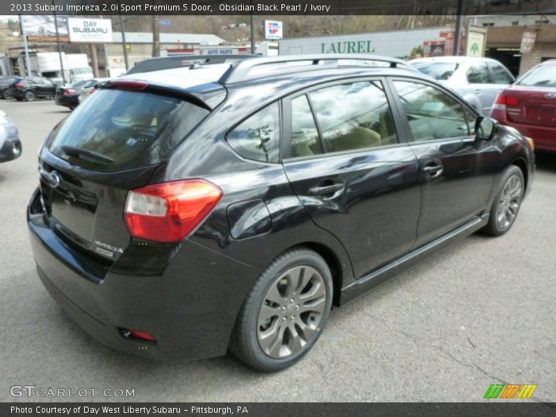 Obsidian Black Pearl / Ivory 2013 Subaru Impreza 2.0i Sport Premium 5 Door