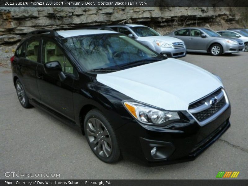 Obsidian Black Pearl / Ivory 2013 Subaru Impreza 2.0i Sport Premium 5 Door