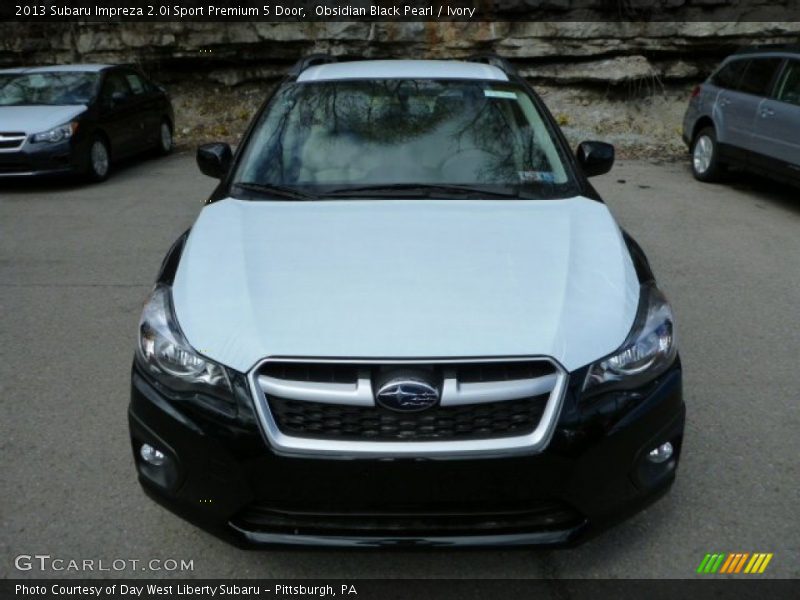 Obsidian Black Pearl / Ivory 2013 Subaru Impreza 2.0i Sport Premium 5 Door