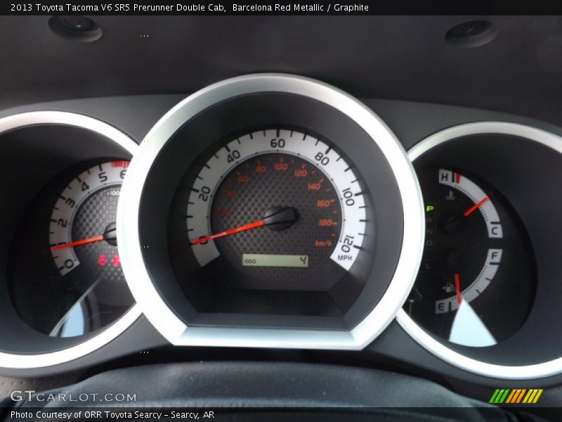 Barcelona Red Metallic / Graphite 2013 Toyota Tacoma V6 SR5 Prerunner Double Cab