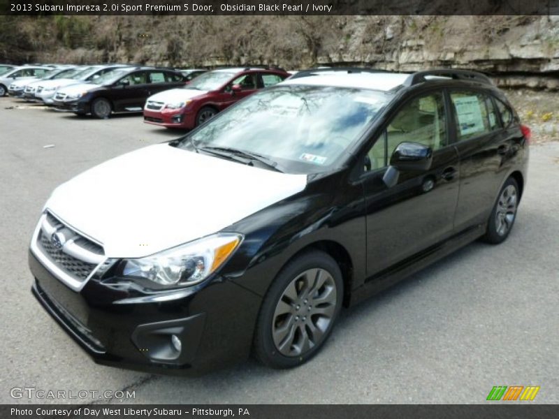 Obsidian Black Pearl / Ivory 2013 Subaru Impreza 2.0i Sport Premium 5 Door