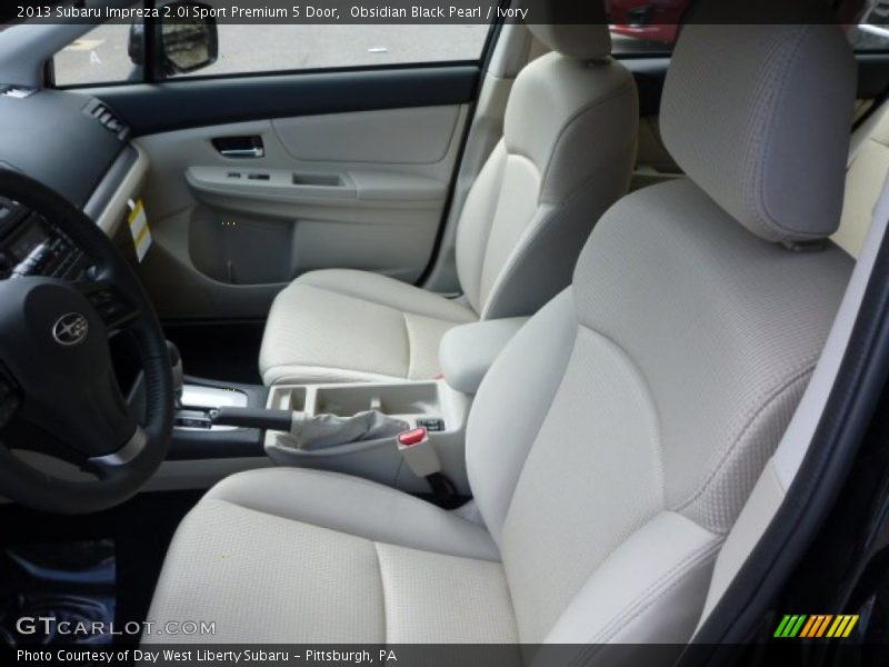 Obsidian Black Pearl / Ivory 2013 Subaru Impreza 2.0i Sport Premium 5 Door