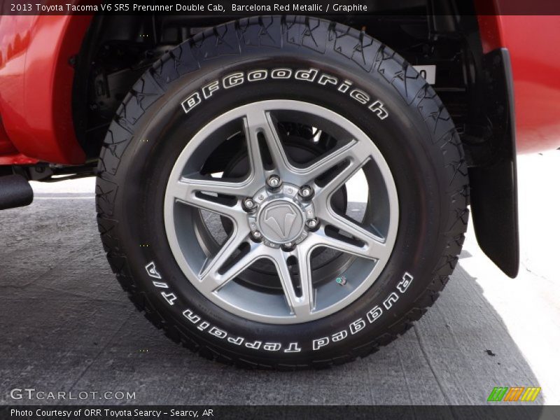 Barcelona Red Metallic / Graphite 2013 Toyota Tacoma V6 SR5 Prerunner Double Cab