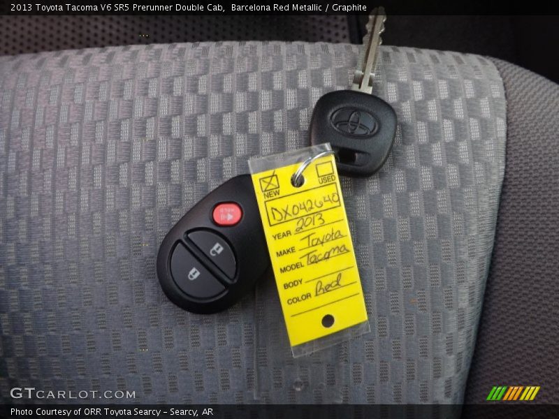 Barcelona Red Metallic / Graphite 2013 Toyota Tacoma V6 SR5 Prerunner Double Cab