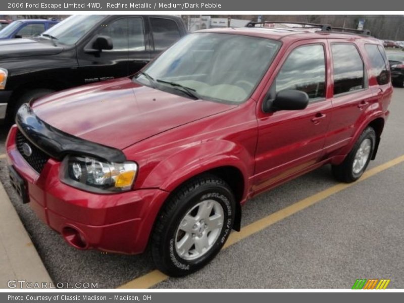 Redfire Metallic / Medium/Dark Pebble 2006 Ford Escape Limited 4WD