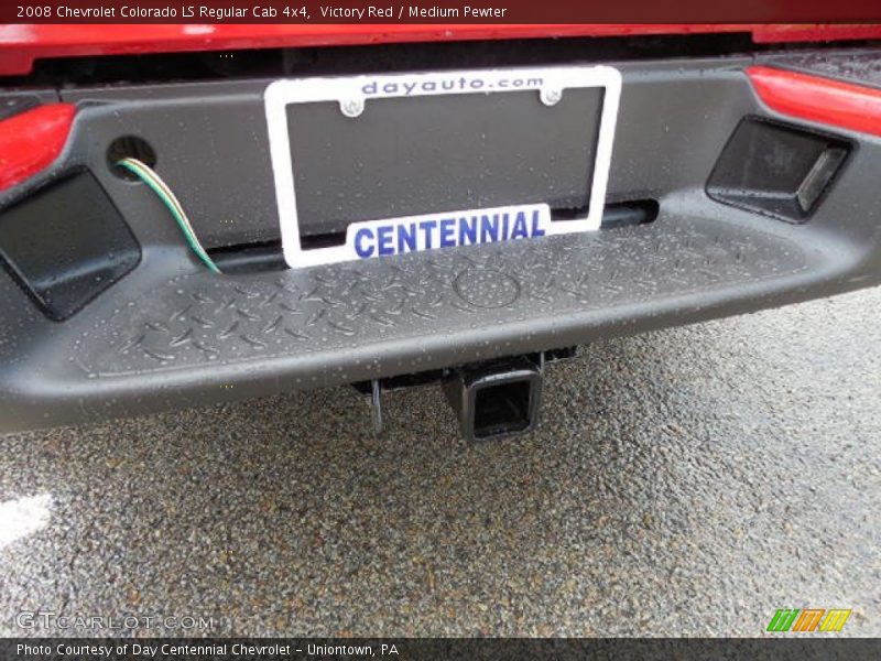 Victory Red / Medium Pewter 2008 Chevrolet Colorado LS Regular Cab 4x4