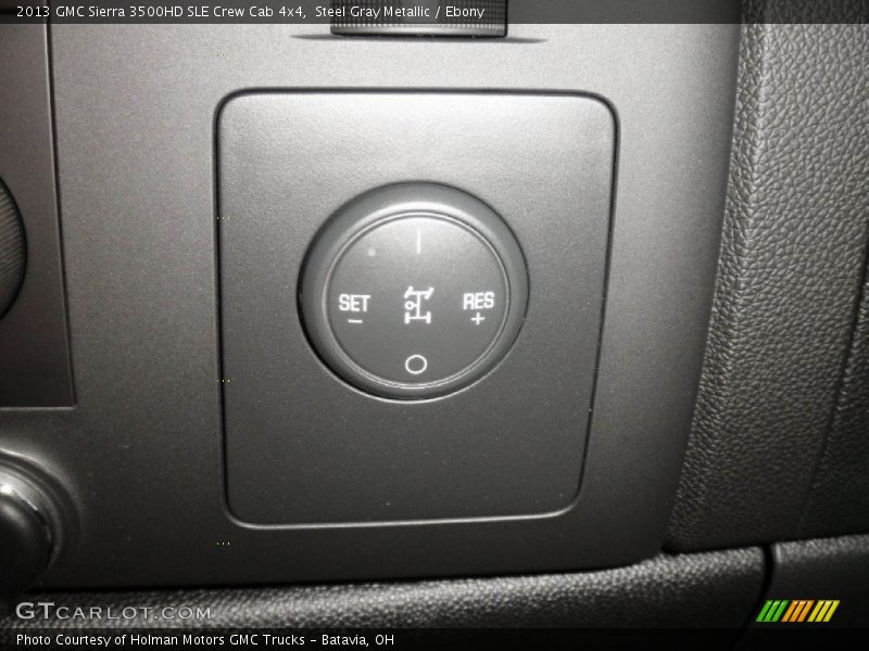 Steel Gray Metallic / Ebony 2013 GMC Sierra 3500HD SLE Crew Cab 4x4