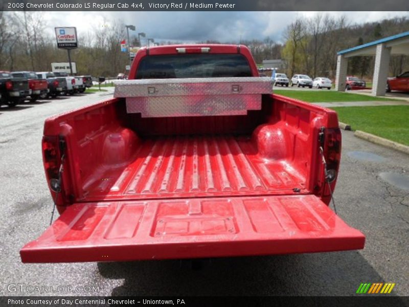 Victory Red / Medium Pewter 2008 Chevrolet Colorado LS Regular Cab 4x4