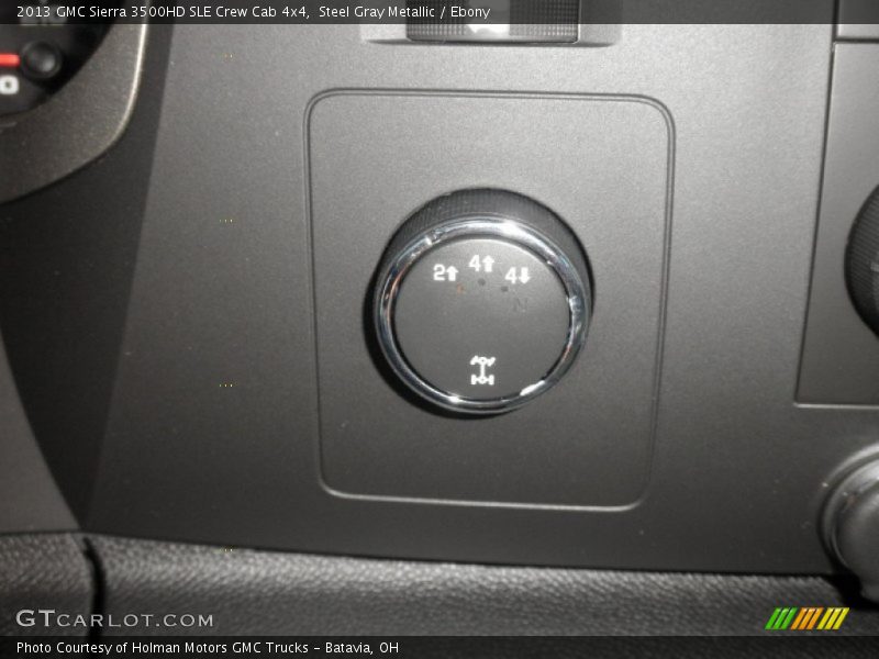 Steel Gray Metallic / Ebony 2013 GMC Sierra 3500HD SLE Crew Cab 4x4