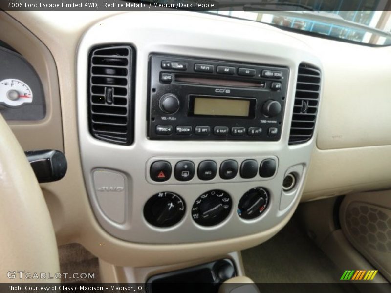 Redfire Metallic / Medium/Dark Pebble 2006 Ford Escape Limited 4WD