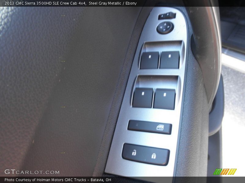 Steel Gray Metallic / Ebony 2013 GMC Sierra 3500HD SLE Crew Cab 4x4