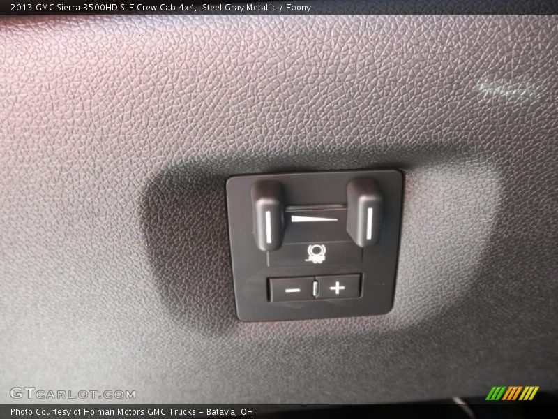 Steel Gray Metallic / Ebony 2013 GMC Sierra 3500HD SLE Crew Cab 4x4