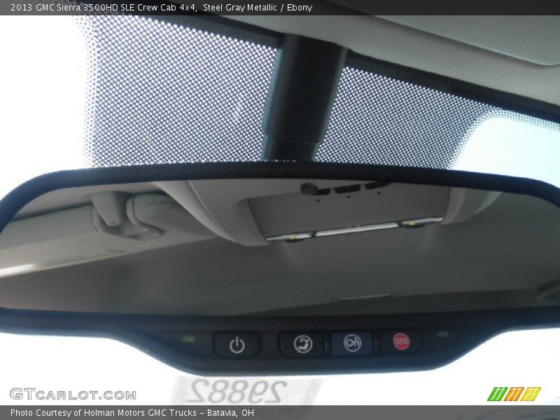 Steel Gray Metallic / Ebony 2013 GMC Sierra 3500HD SLE Crew Cab 4x4