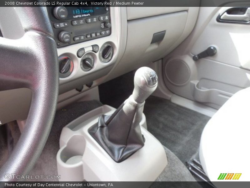 Victory Red / Medium Pewter 2008 Chevrolet Colorado LS Regular Cab 4x4