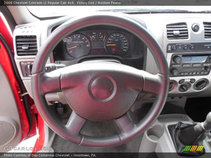 Victory Red / Medium Pewter 2008 Chevrolet Colorado LS Regular Cab 4x4