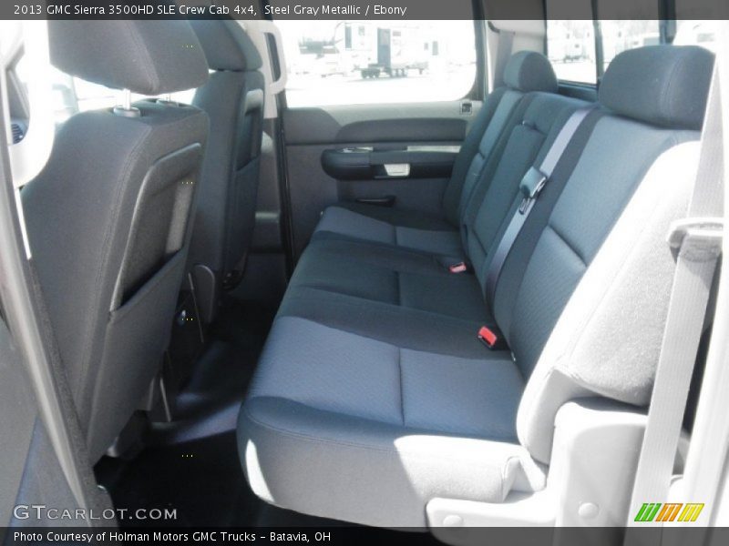Steel Gray Metallic / Ebony 2013 GMC Sierra 3500HD SLE Crew Cab 4x4