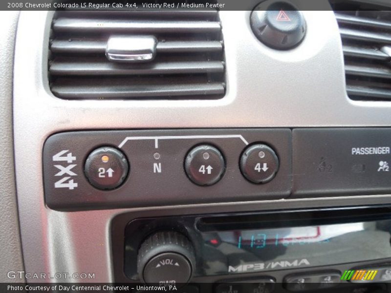 Victory Red / Medium Pewter 2008 Chevrolet Colorado LS Regular Cab 4x4